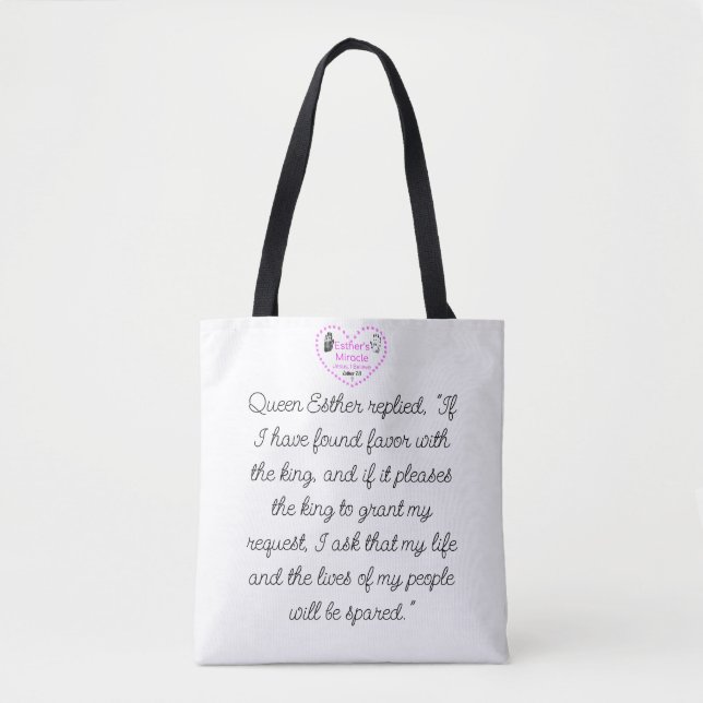 Le Sac fourre-tout miracle d'Esther (Devant)