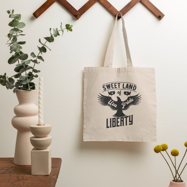 Le Sac fourre-tout Sweet Land Of Liberty (Créateur téléchargé)