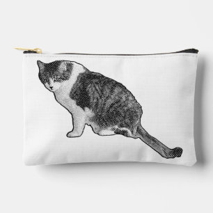 Le sac manga point chat rend la préparation beauté