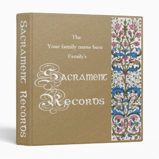 Le sacrement enregistre 1" classeur