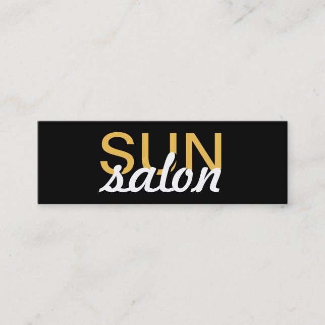 le salon du soleil manicures la carte perforée (Devant)