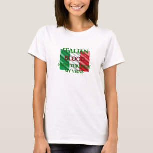 Le Sang Italien Traverse Mon T-shirt Veins
