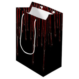 Le sang s'égoutte le sac moyen de cadeau