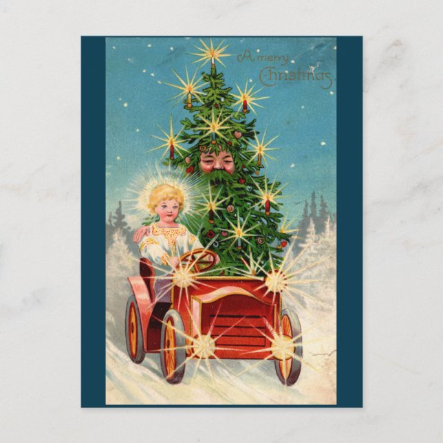 Le sapin de la carte de Noël (Devant)