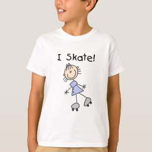 Le schéma T-shirts et cadeaux de bâton de patin