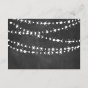 Le scintillement de tableau noir allume RSVP 2