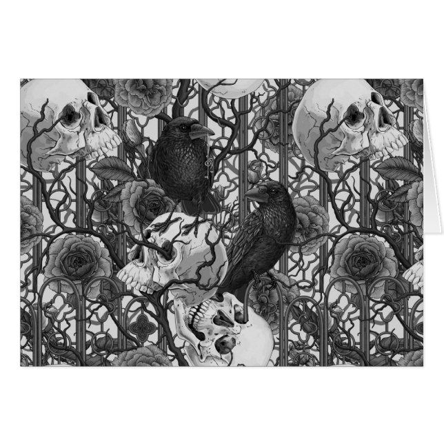 Le secret de Raven. Illustration gothique sombre e (Devant horizontal)