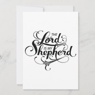 Le Seigneur est ma carte berger
