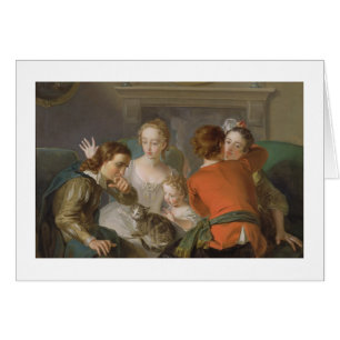 Le sens du contact, c.1744-47 (huile sur la toile)