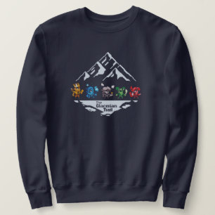 Le sentier du Glacérien - Sweatshirt bleu