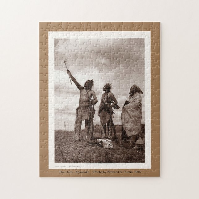 Le serment d'Edward Curtis - Puzzle (Vertical)