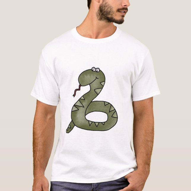 Le serpent a charmé des T-shirts et des cadeaux (Devant)