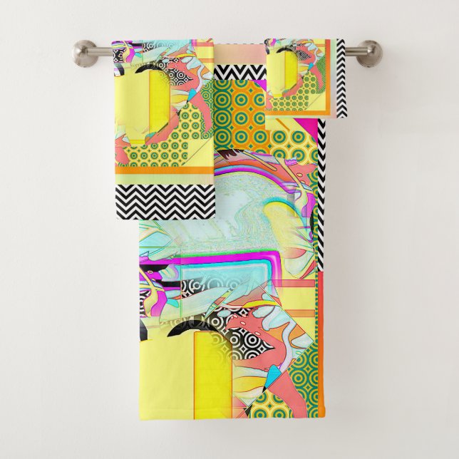 Le Serviette De Bain Horse Race (En situation)