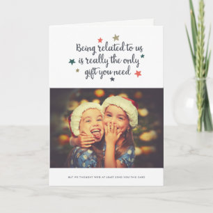 Le seul cadeau dont vous avez besoin   Carte de vo