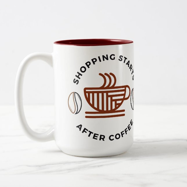 Le shopping commence après la tasse de café (Gauche)