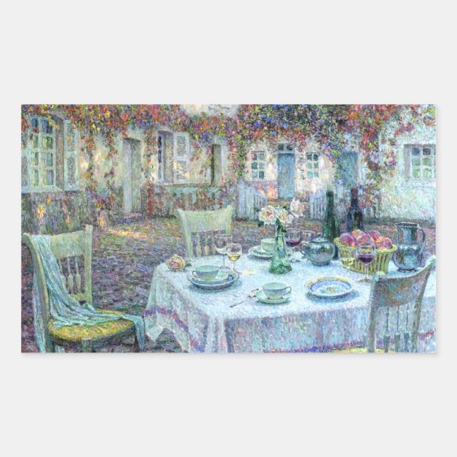 Le Sidaner: Table with Roses at Gerberoy Sticker (Front)