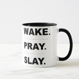 Le "sillage prient massacrent" la tasse