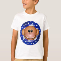 Le singe effronté badine le T-shirts