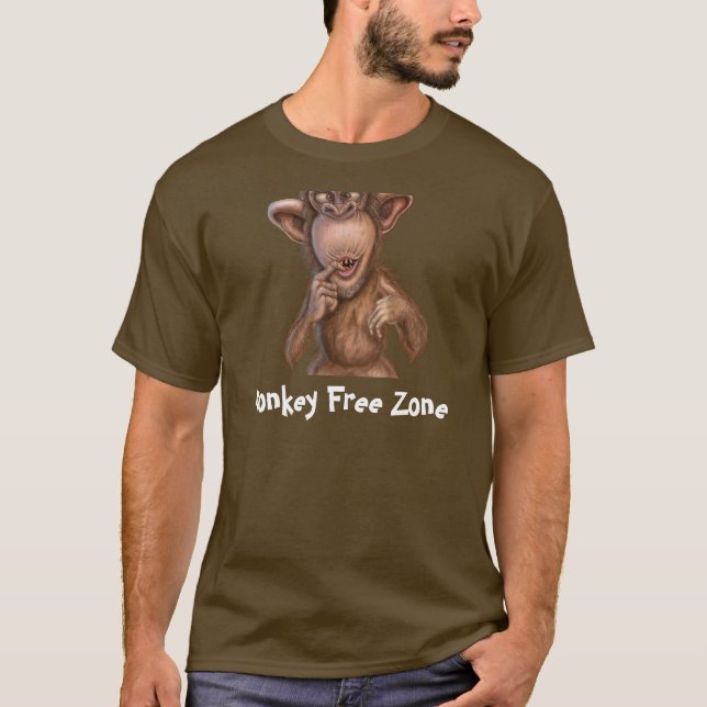 Le singe libèrent le T-shirt (Devant)