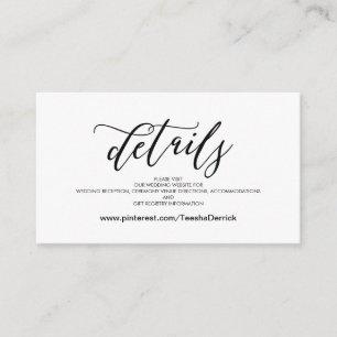 Le site Web parfait de mariage détaille la carte