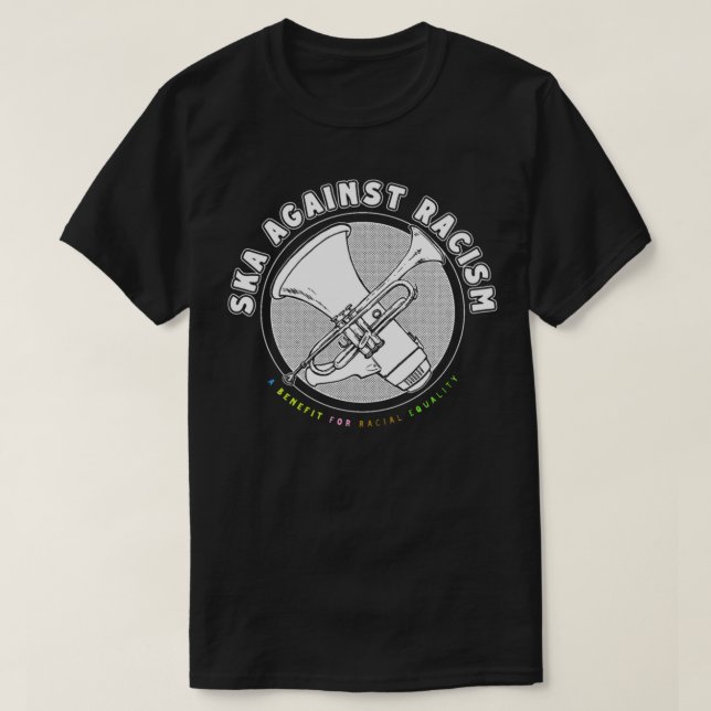 Le SKA, CONTRE LE T-shirt classique du RACISME (Design devant)