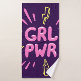 Le slogan du mouvement de puissance des filles san