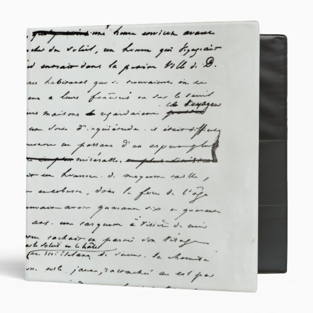 Le Soir d'un Jour de Marche' Binder (Front/Inside)