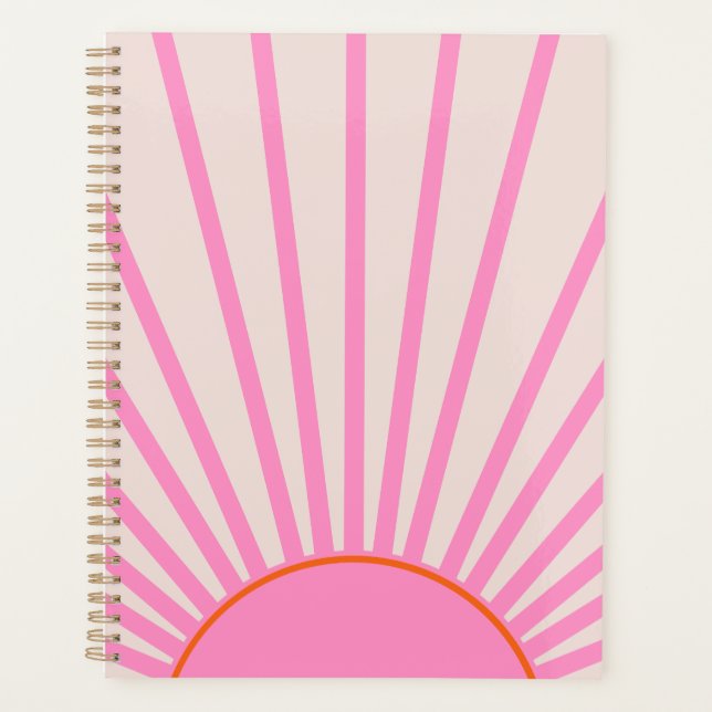Le Soleil 01 Sun Pink Sunshine Planner (Front)