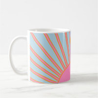 Le Soleil 02 Retro Sun Pink And Blue Sunshine