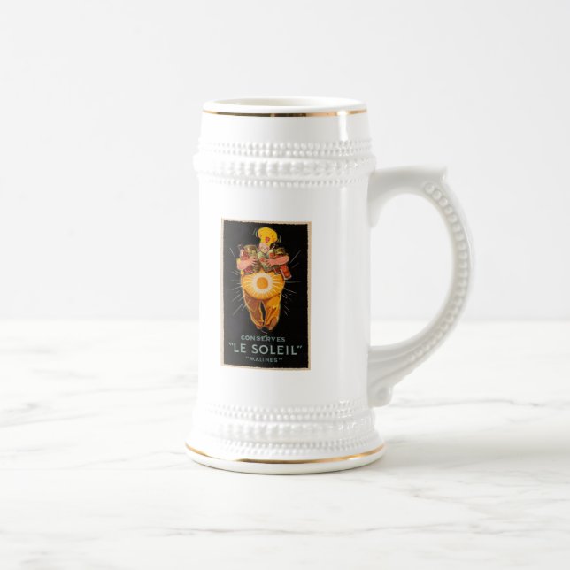 Le Soleil Beer Stein (Right)