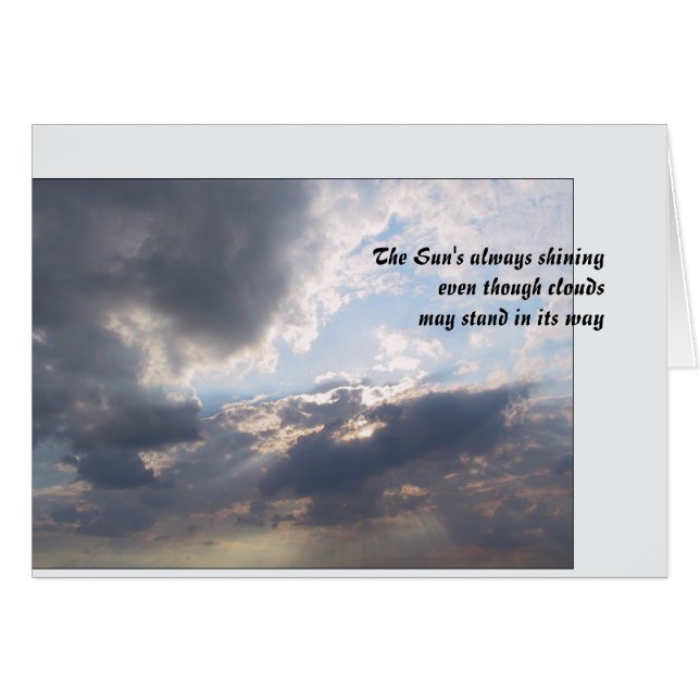 Le soleil brille toujours (Devant horizontal)