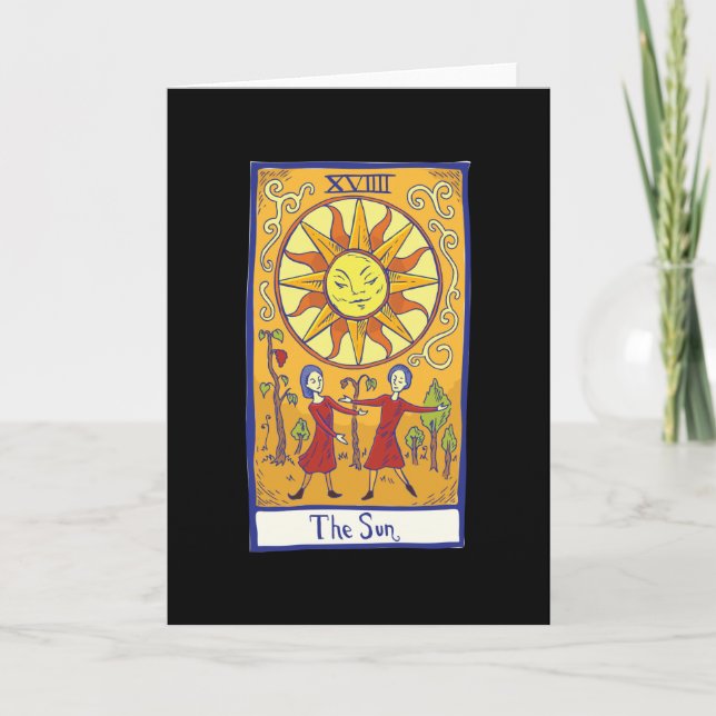 Le soleil - Carte Tarot cadeau (Devant)