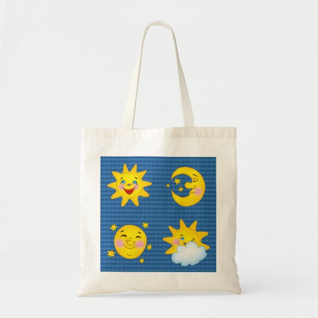 Le soleil et lune mignons - sac (Devant)