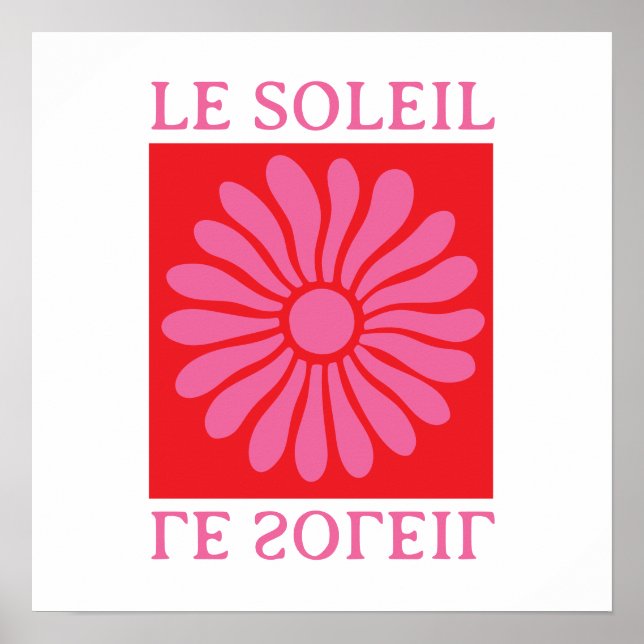 Le soleil poster (Front)