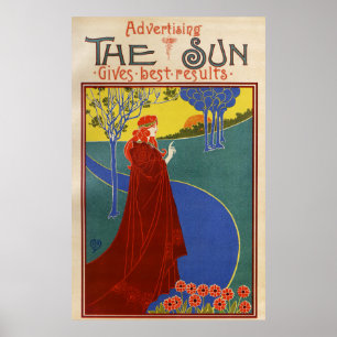 Le Soleil, Poster vintage américain