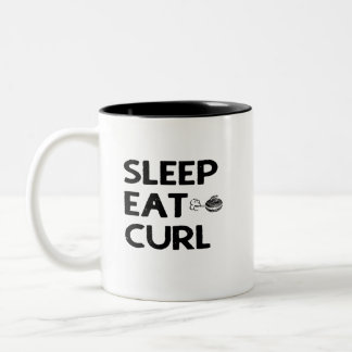 Le sommeil mangent la tasse de boucle