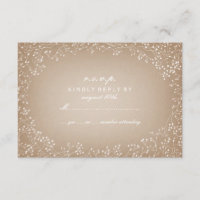 Le souffle RSVP inspiré de carte du bébé