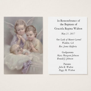 Le souvenir baptismal de souvenir de bébé