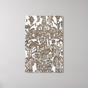 Le souverain maya Pakal Kim l'astronaute toile env