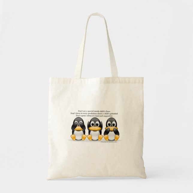 Le Special a besoin du sac de thérapie de pingouin (Devant)