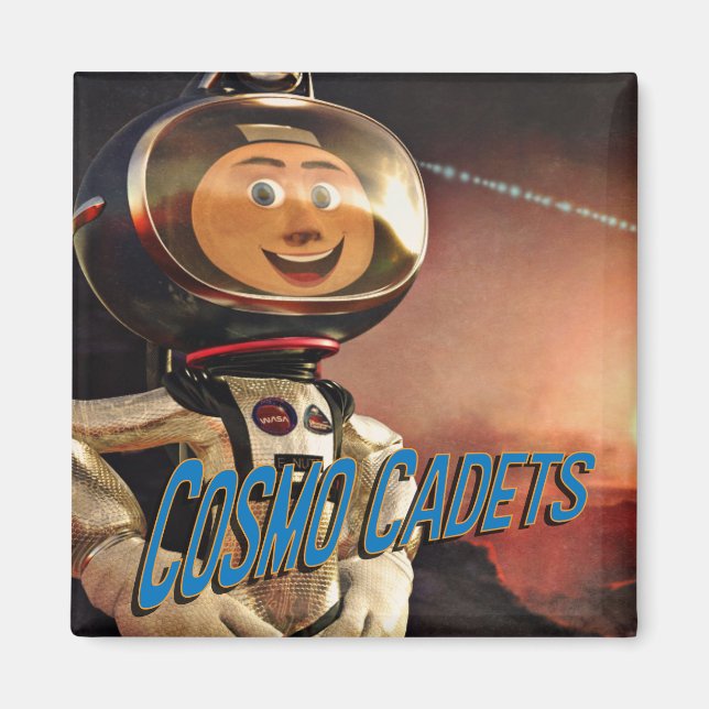 Le spectacle Cosmo | "Cadets Cosmo" 2" Magnet Carr (Devant)