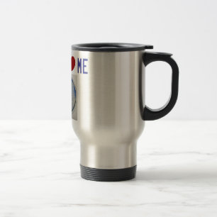 Le staphylocoque m'aiment tasse de voyage