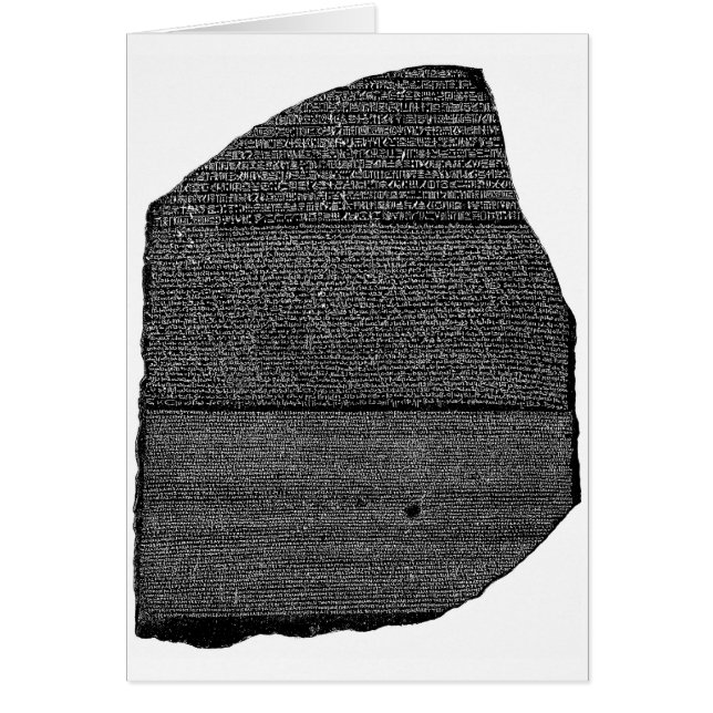 Le Stele égyptien de granodiorite de pierre de (Devant)