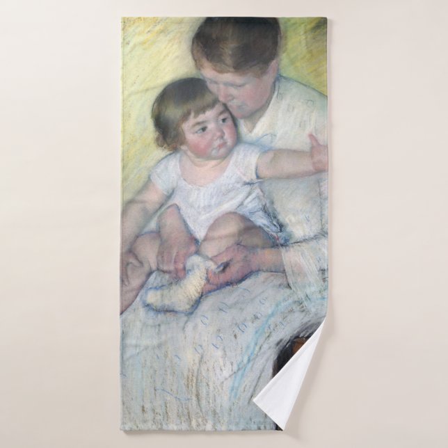 Le Stocking, Mary Cassatt (Serviette de bain)
