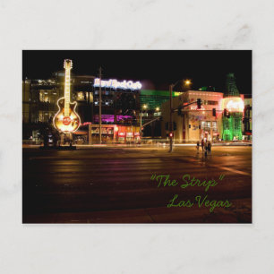 Le Strip @ Night Las Vegas Carte Postale #3