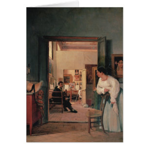 Le studio d'Ingres à Rome