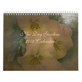 Le style Antiqued par calendrier du nouveau jardin