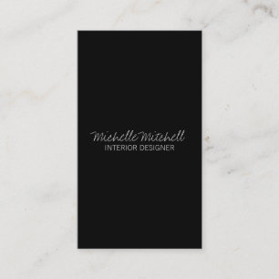 Le style blk du concepteur du carte de visite