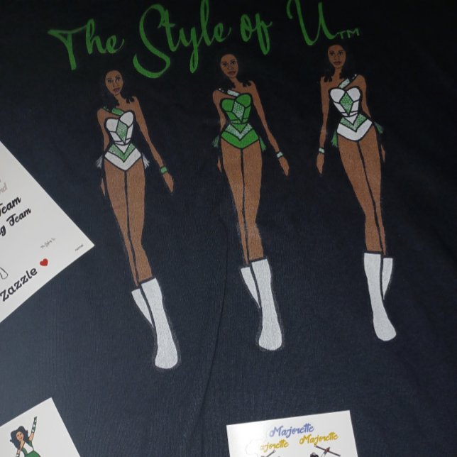 Le style de T-shirt U (vert) (Créateur téléchargé)