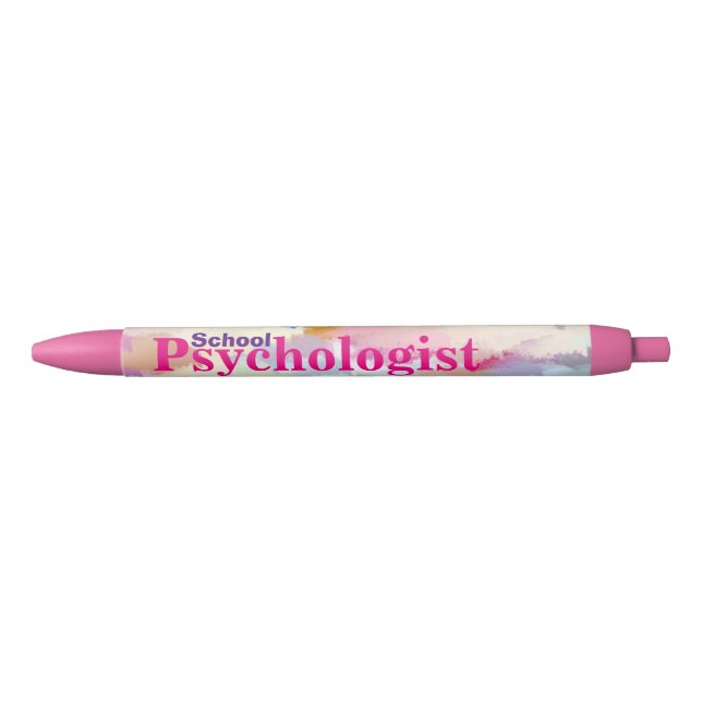 Le stylo du psychologue rose d'école (Devant)